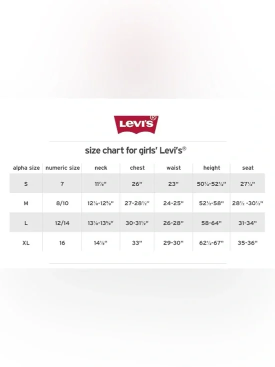 Levi’s Girls Floral V-Neck Short Sleeve Tee - White with Burgundy Floral Size L - Picture 6 of 6